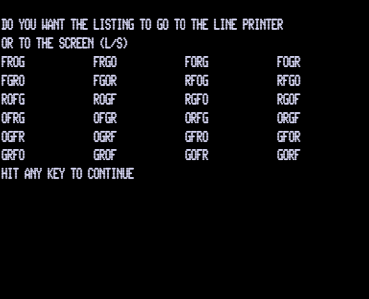Screen shot